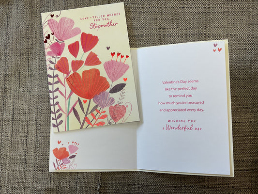 Valentine card -Stepmother
