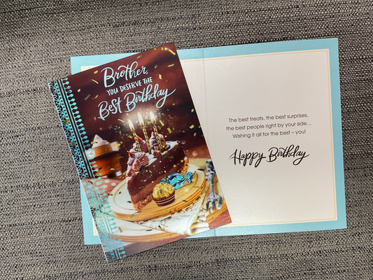 Brother Birthday Card