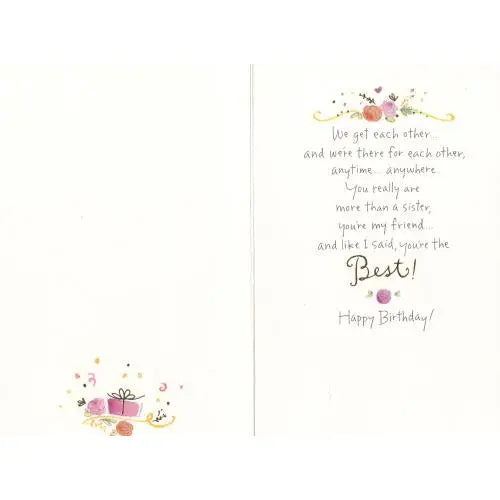 Sister Birthday Card