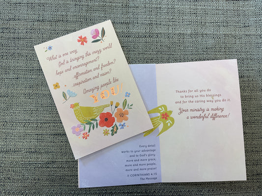 Women in Ministry Encouragement Card