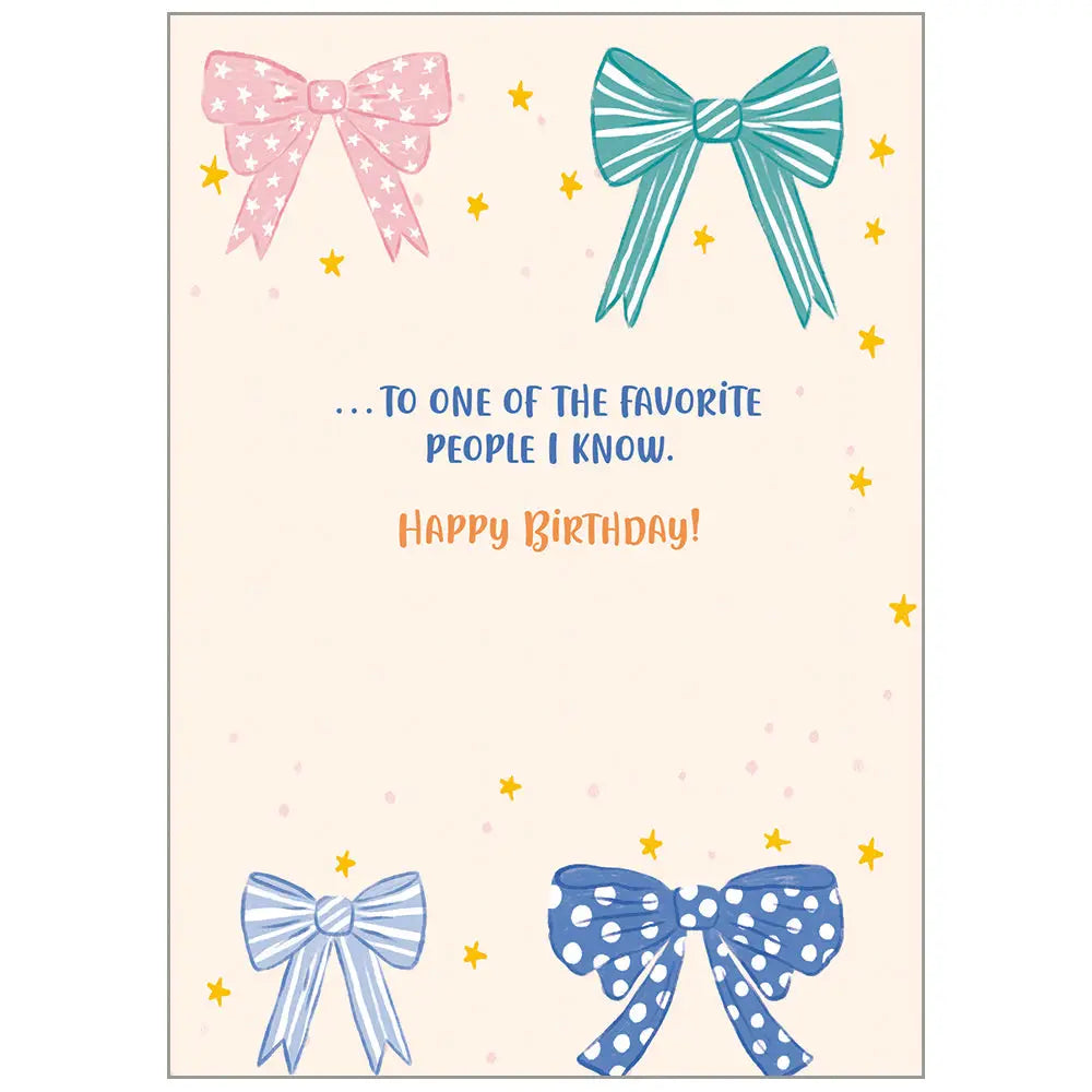 Birthday Bows - Birthday For Her Card