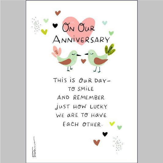 Our Anniversary Card