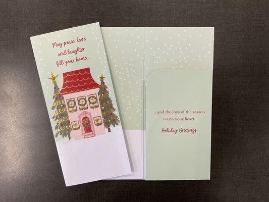 Holiday Greetings Money/Gift Card Holder