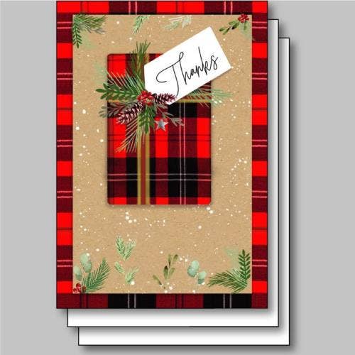 Christmas Packaged Thank You Cards