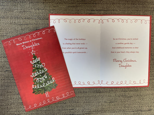 Daughter Christmas Cards