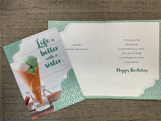 Sister Birthday Card