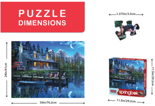 Moonlit Night
1000 Piece Jigsaw Puzzle