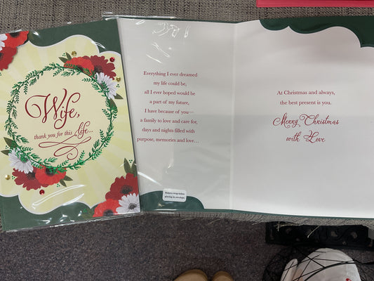 Wife Christmas Card
