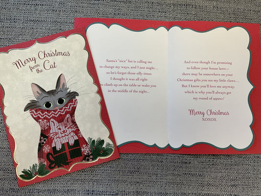 From the Cat Christmas Card