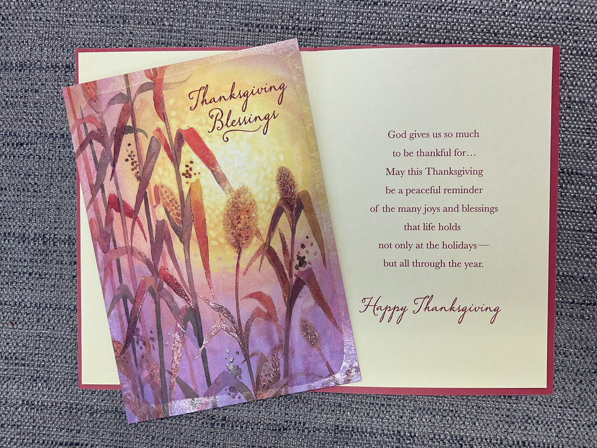 Religious Thanksgiving Card