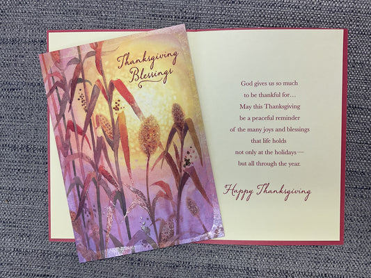 Religious Thanksgiving Card