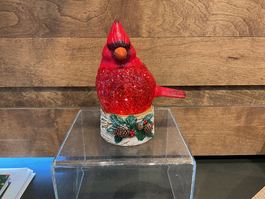 7.25” Cardinal Birch Perch Lantern