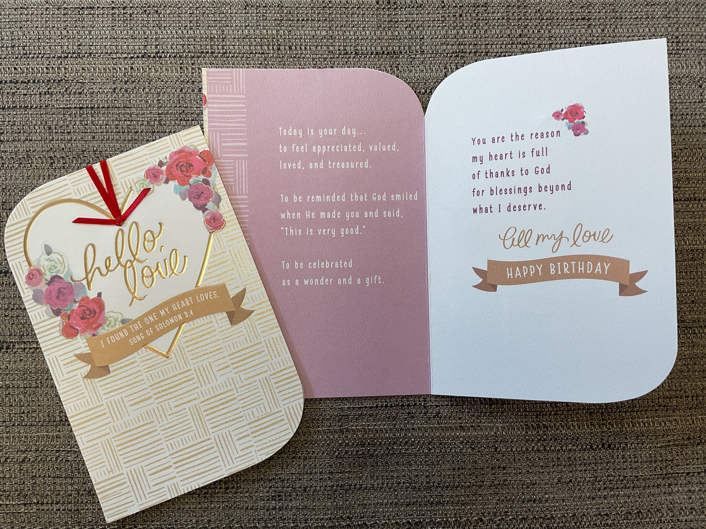One I Love Religious Birthday Card