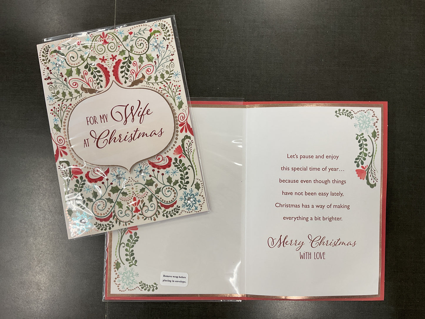 Wife Christmas Card