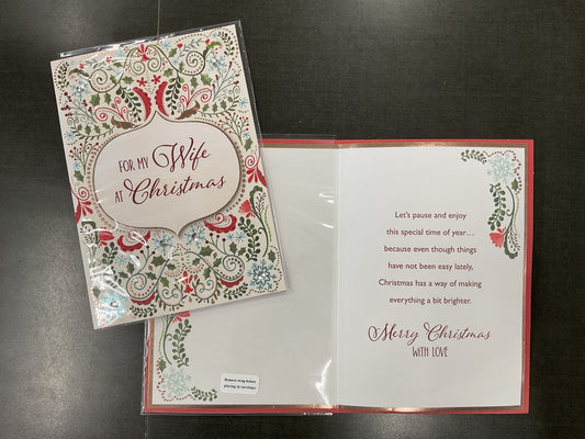 Wife Christmas Card