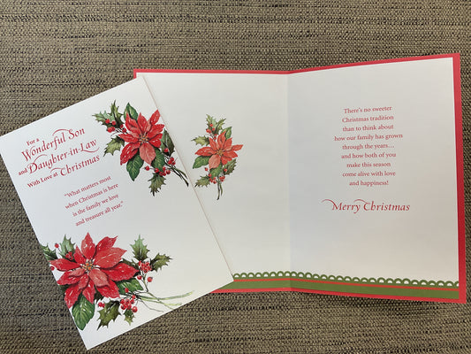 Son & Daughter-in-Law Christmas Card