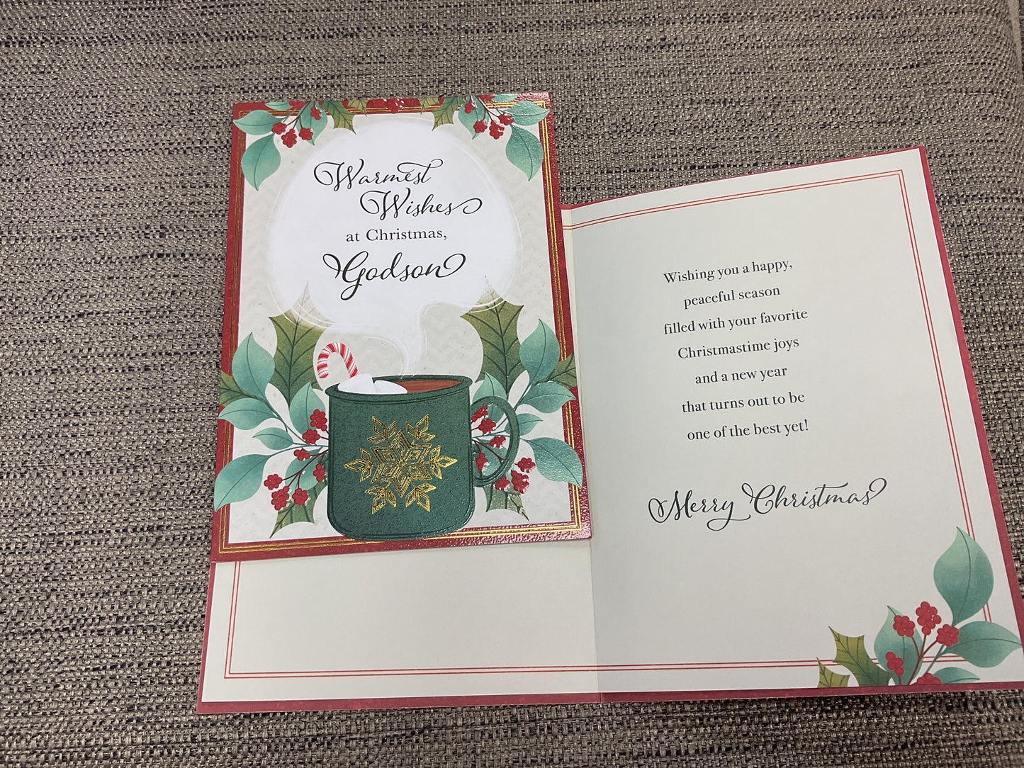 Godson Christmas Card