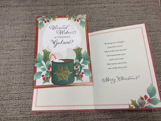 Godson Christmas Card