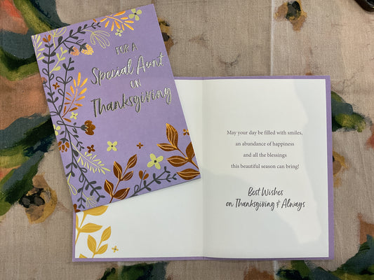 Thanksgiving - Aunt