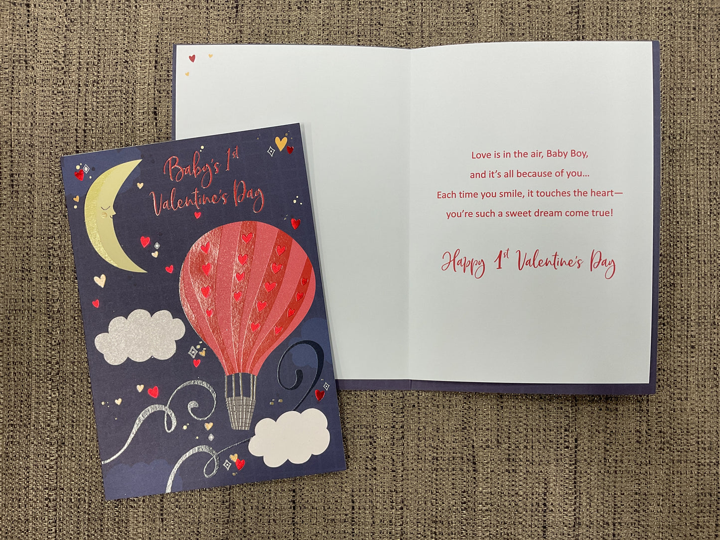 Baby Boy’s 1st Valentine’s Day Card