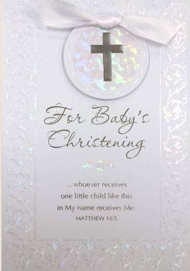 Baby Christening Card