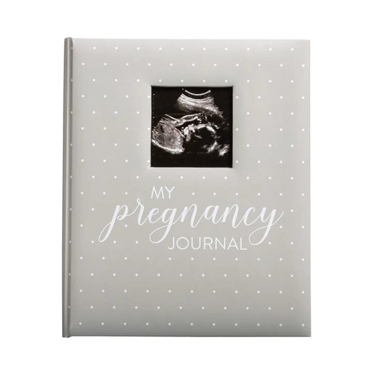 Pregnancy Journal, Gray Polka Dot