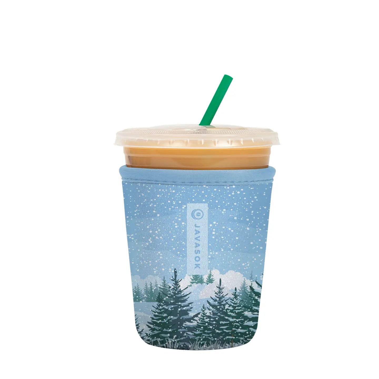 Java Sok Cold Cup Sleeve Winter Designs
