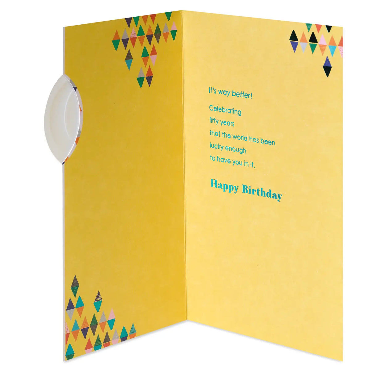 50th Milestone Birthday Card