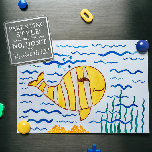Parenting Style - 3.5" Tin Magnet