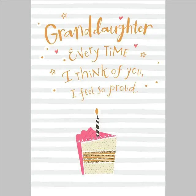 Granddaughter Birthday Card