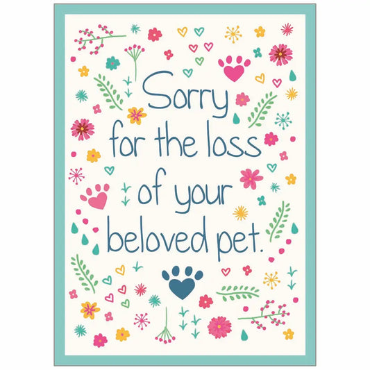 Beloved Pet - Sympathy Loss of Pet Card