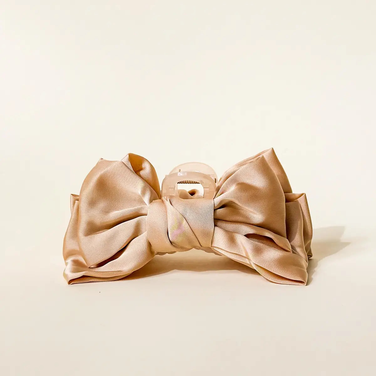 Satin Bow Claw Clip