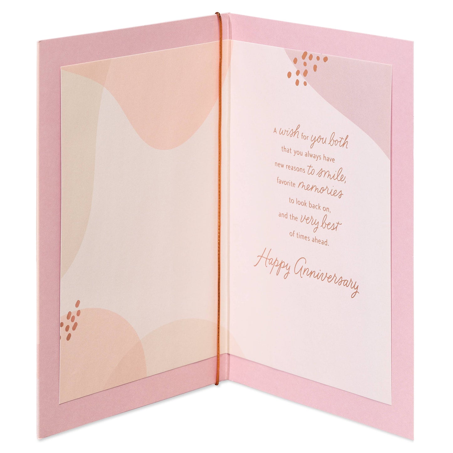 Anniversary Greeting Card – Elegant Hearts Anniversary Card