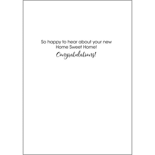 English Garden - Congratulations New Home Value Card
