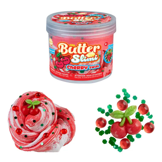 Butter Slimi Cherry Swirl Slime