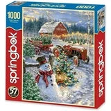 Christmas Tree Farm 500 Piece Jigsaw Puzzle