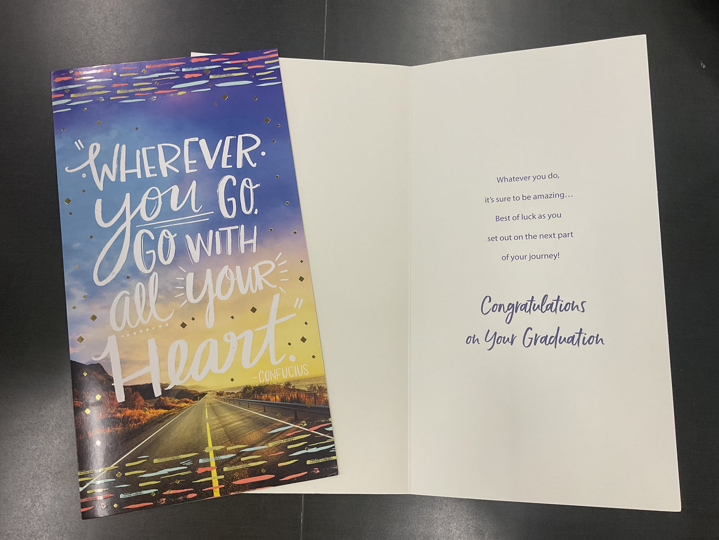 Jumbo Graduation Card 15x8"