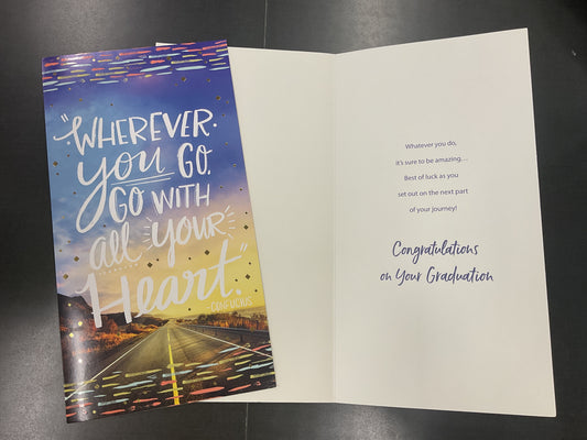 Jumbo Graduation Card 15x8"