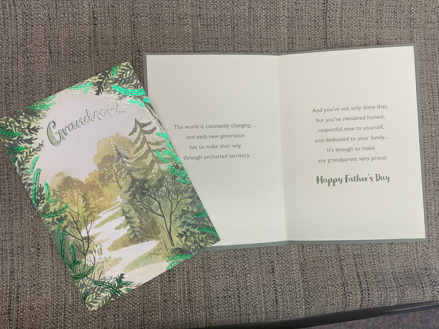 Grandson - Father’s Day Card