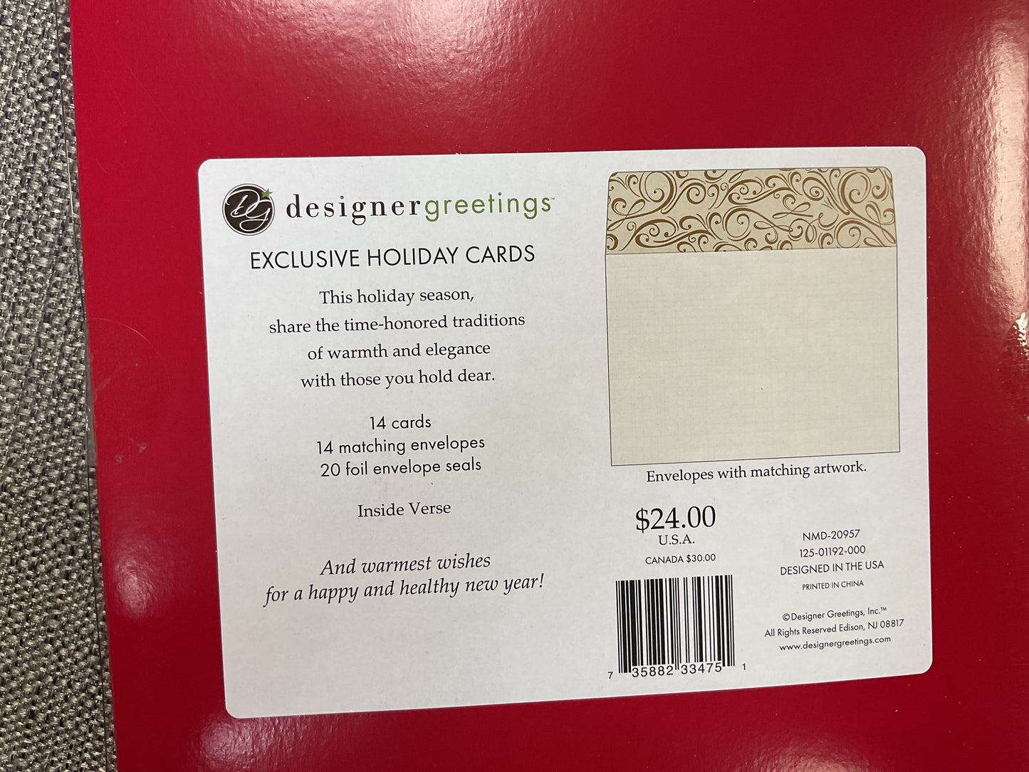Seasons Greeting Boxed Christmas Cards