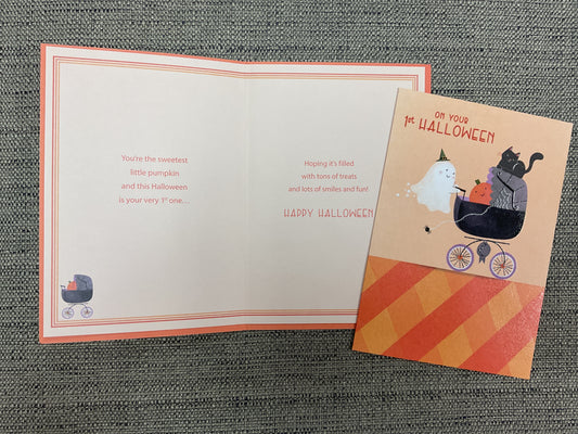 On Your 1st Halloween Card