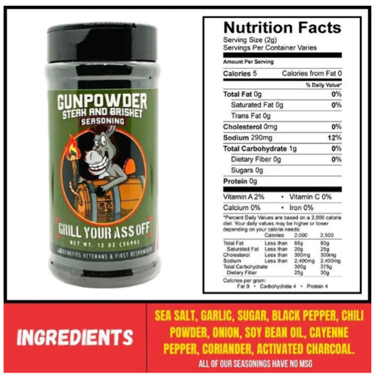 Gunpowder Steak & Brisket Seasoning