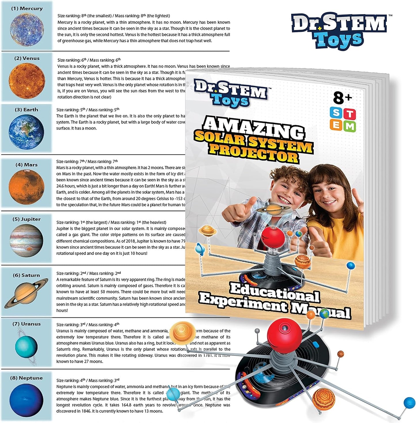 Dr. Stem Solar System Projector Kit