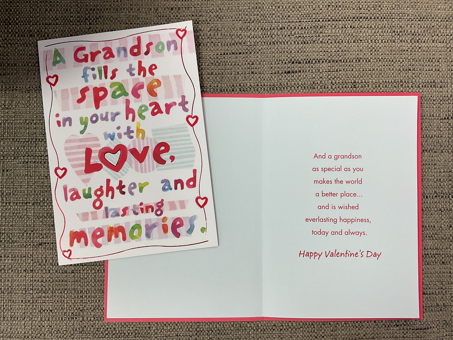 Valentine’s Day Card - Grandson