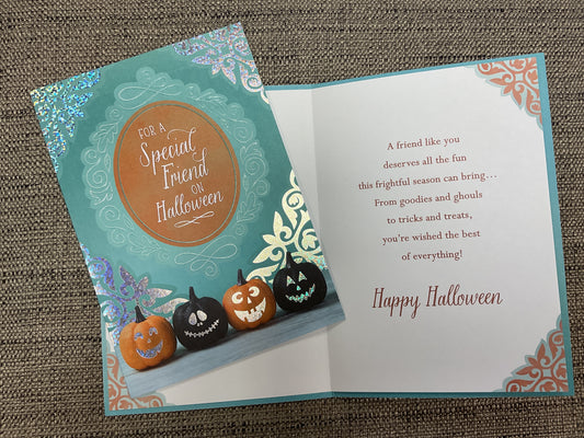 For a Special Friend Halloween Card
