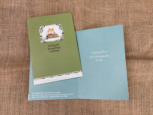 Religious Encouragement Card