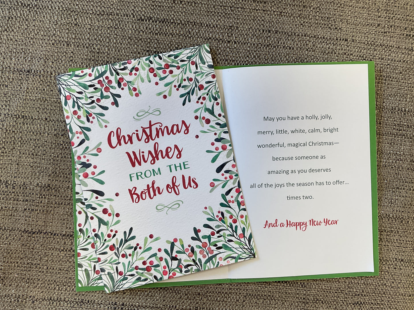 From Both Christmas Card