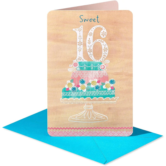 Sweet 16 Birthday Card