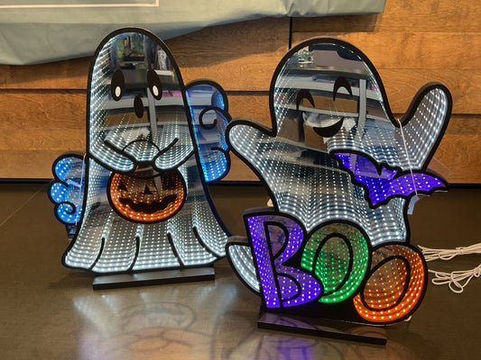 Halloween Ghost Infinity Mirror Light