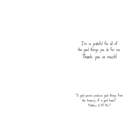 Give Thanks in Everything - Faith Thank You Value Card